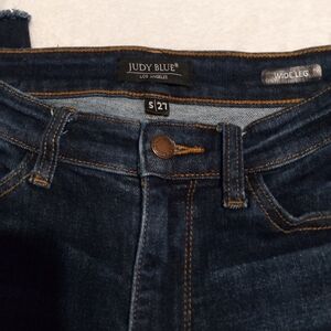 Judy Blue Wide Leg Midnight Blue Denim Size 5/27